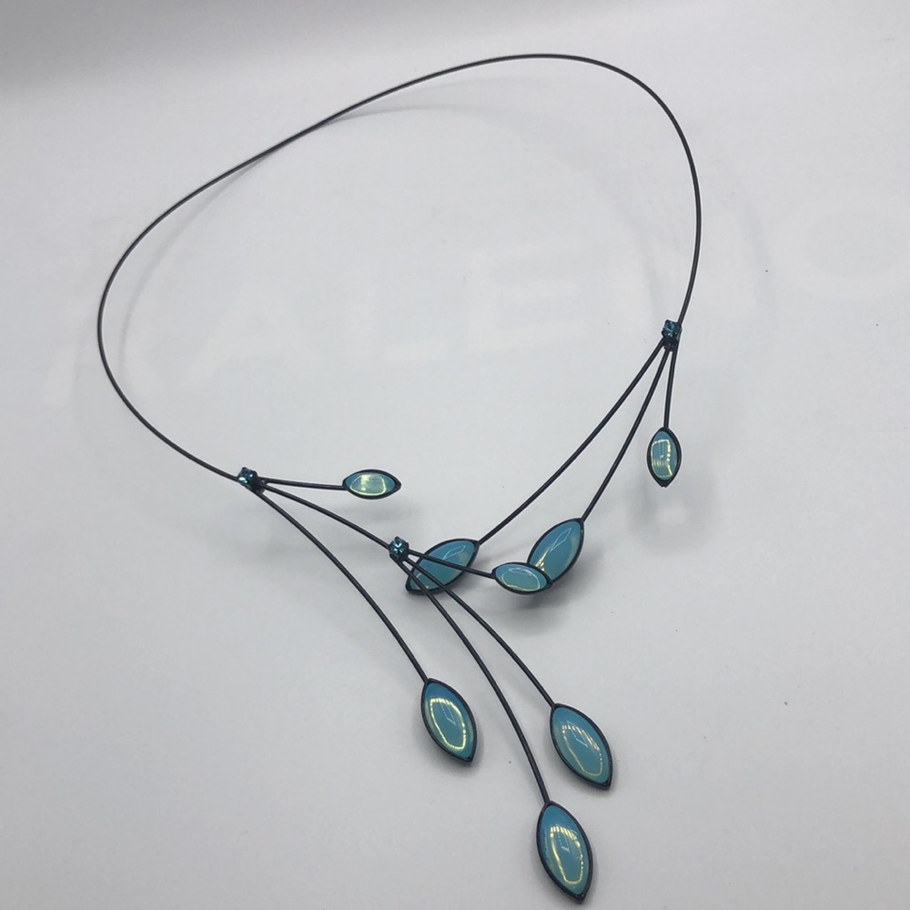 Kristina Collection Leaves & Branches Choker. Contemporary look